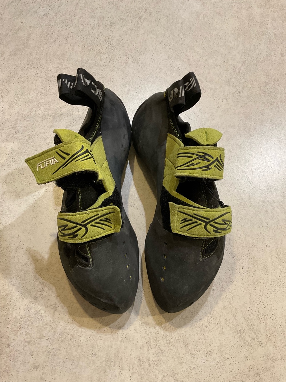 Scarpa Furia rock climbing shoes